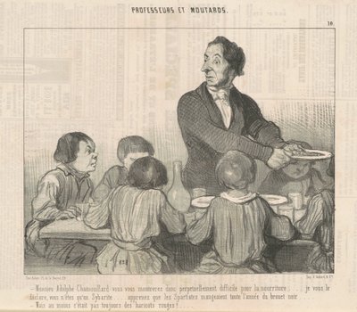 Monsieur Adolphe Chamouillard vous vous montrerez donc - Honoré Daumier