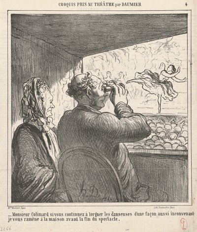 Monsieur Colimard si vous continuez - Honoré Daumier