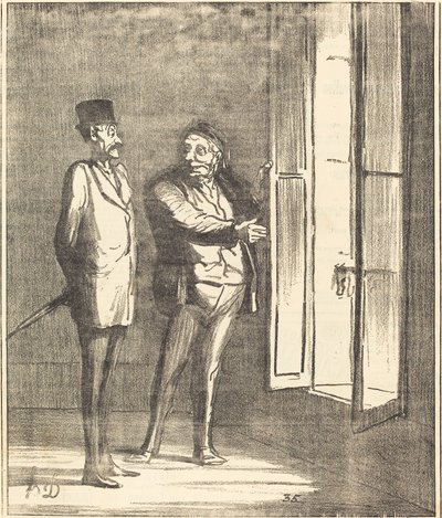 Monsieur sera très bien ici... - Honoré Daumier