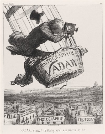 Nadar élevant la Photographie à la hauteur de l