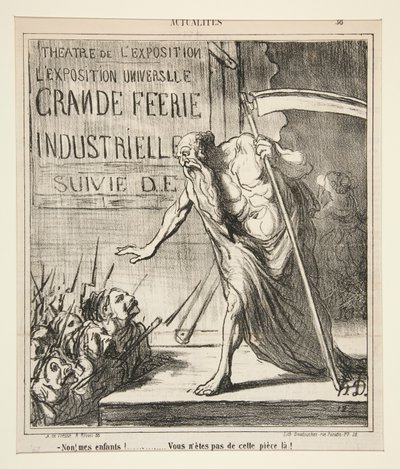 Non! mes enfants! - Honoré Daumier