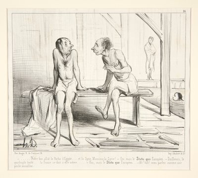 Notre bon allié le Pacha d - Honoré Daumier