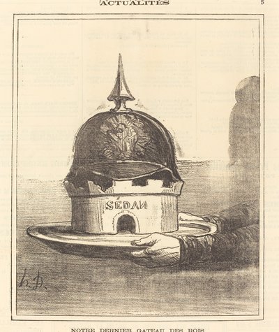 Notre dernier gâteau des rois - Honoré Daumier