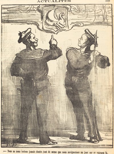 Nous ne nous serions jamais douté tout de même... - Honoré Daumier