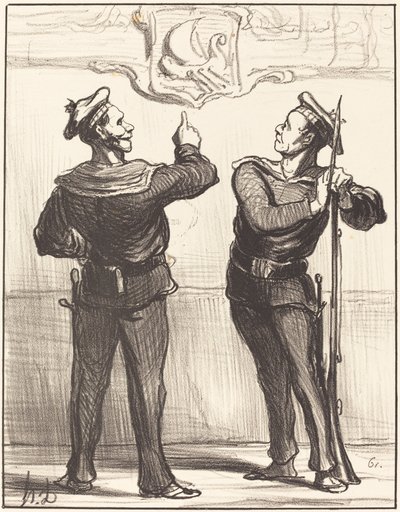 Nous ne nous serions jamais douté tout de même... - Honoré Daumier