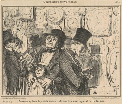Nouveau système de pendule ... - Honoré Daumier