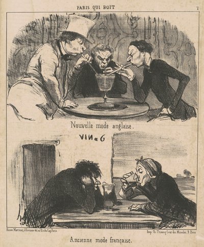 Nouvelle mode anglaise - Honoré Daumier