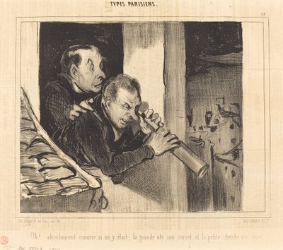Oh!... absolument comme si on y était; la grande... - Honoré Daumier