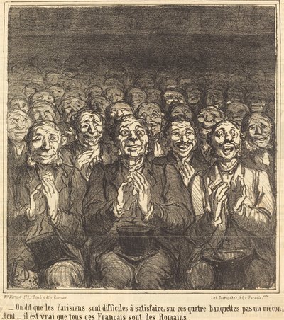 On dit que les Parisiens... - Honoré Daumier