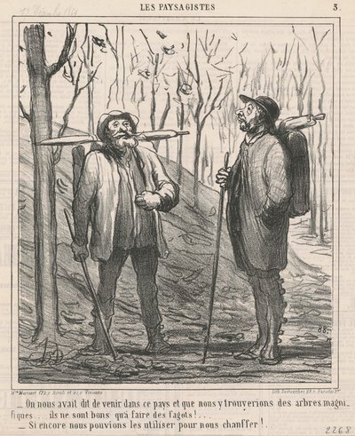 On nous avait dit de venir dans ce pays ... - Honoré Daumier