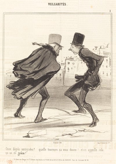 Onze degrés centigrades! - Honoré Daumier