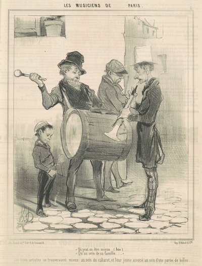 Où peut-on être mieux ... - Honoré Daumier