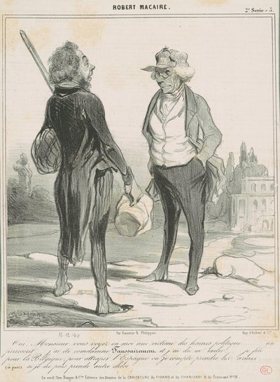 Oui, monsieur, vous voyez en moi une victime - Honoré Daumier