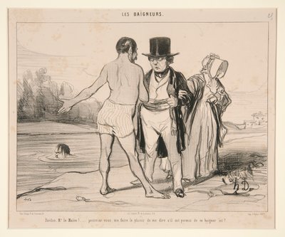 Pardon, M. le Maire! - Honoré Daumier