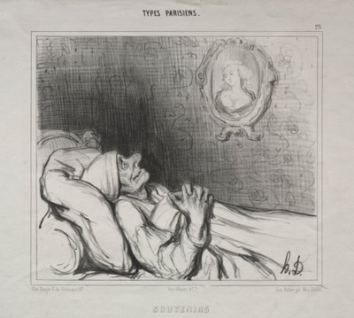 Types parisiens : Souvenirs, 10 mai 1840 - Honoré Daumier