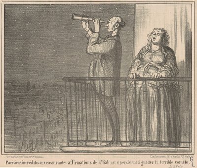 Parisiens incrédules ... - Honoré Daumier