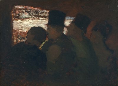 Public du Théâtre Parterre, vers 1858 - Honoré Daumier