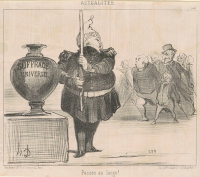 Passez au large! - Honoré Daumier