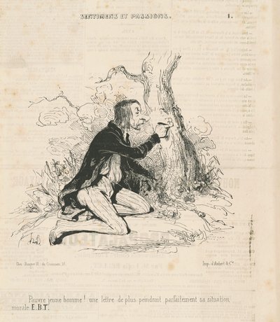 Pauvre jeune homme! - Honoré Daumier