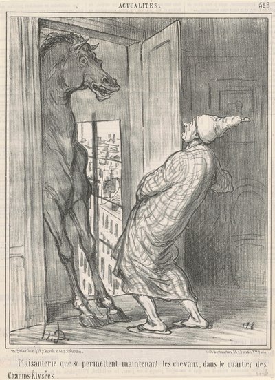 Plaisanterie que se permettent - Honoré Daumier