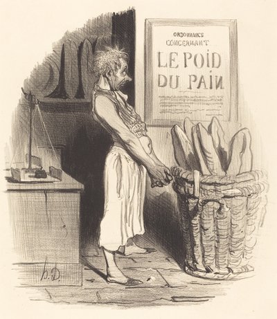 Pour lors... nous... sommes dans le pétrin - Honoré Daumier