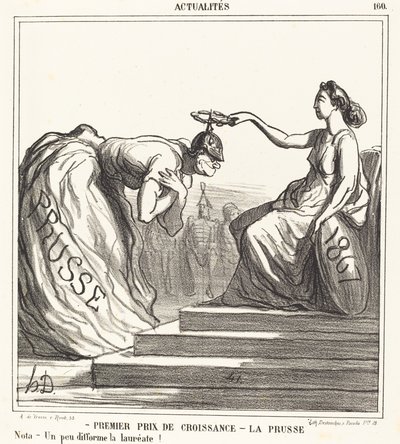Premier prix de croissance - La Prusse - Honoré Daumier