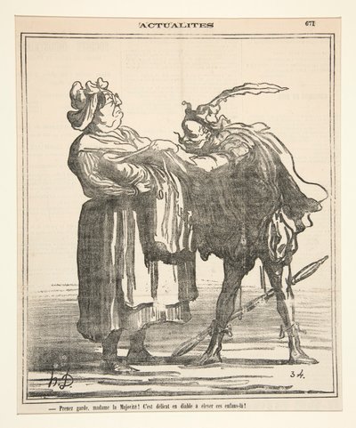 Prenez garde, madame la Majorité! - Honoré Daumier