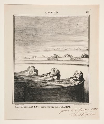 Projet de parlement d - Honoré Daumier