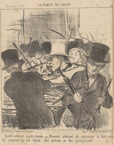 Quand sonnent quatre heures - Honoré Daumier