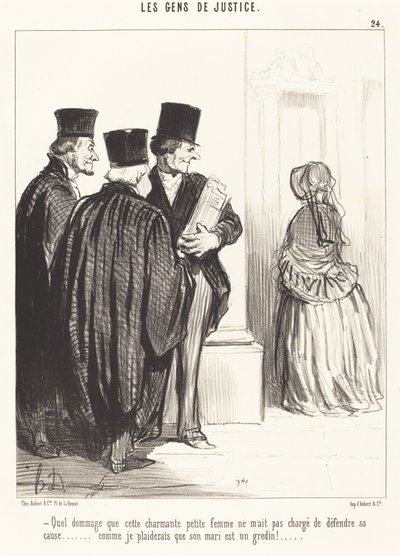 Quel dommage que cette charmante femme - Honoré Daumier
