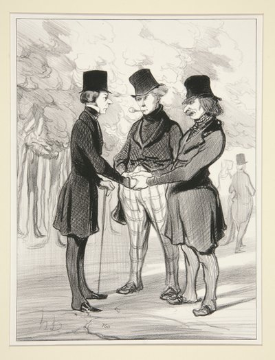 Quelle Heureuse Rencontre - Honoré Daumier