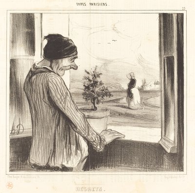 Regrets - Honoré Daumier