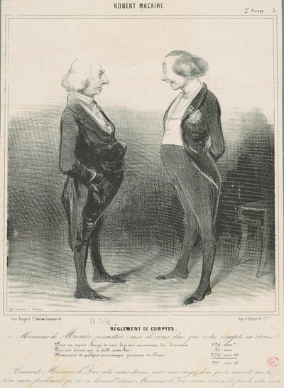 Règlement de comptes - Honoré Daumier