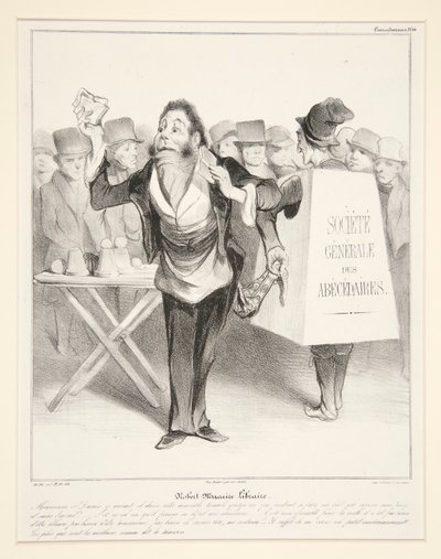 Robert-Macaire Libraire, pl. 14 de la série Caricaturana dans l