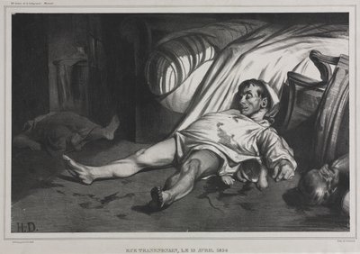 Rue Transnonain, le 15 avril 1834, 1834 - Honoré Daumier