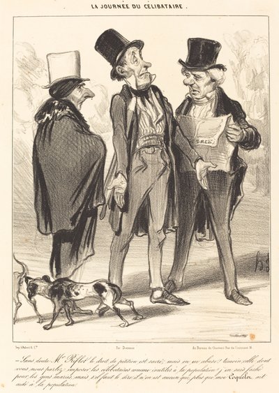 Sans doute M. Riflot le droit... - Honoré Daumier