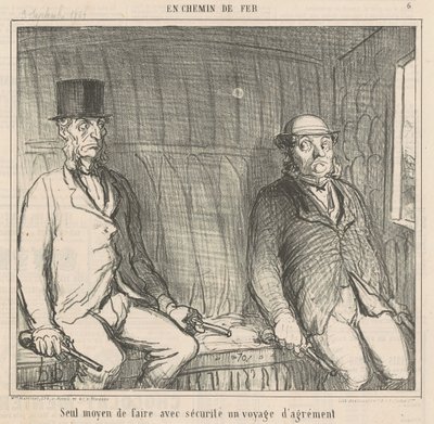 Seul moyen de faire avec sécurité - Honoré Daumier