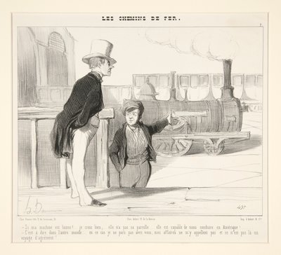 Si ma machine est bonne? - Honoré Daumier