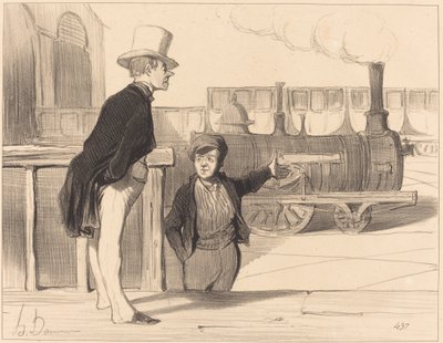Si ma machine est bonne? je crois bien... - Honoré Daumier