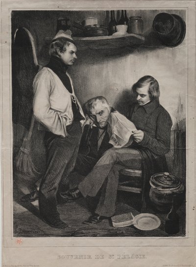 Souvenir de la prison de Sainte-Pélagie - Honoré Daumier