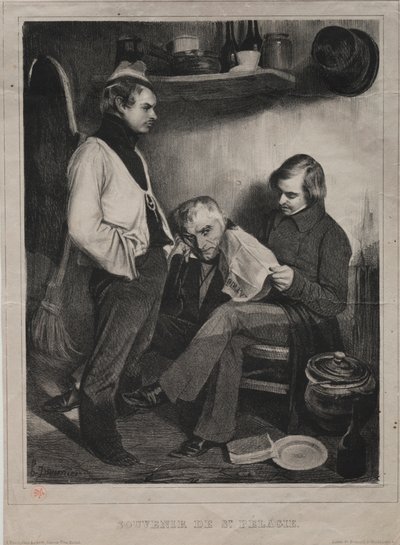 Souvenir de la prison de Ste. Pélagie, 1834 - Honoré Daumier