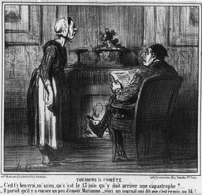 Encore Comète. « Est-il vrai, monsieur, qu