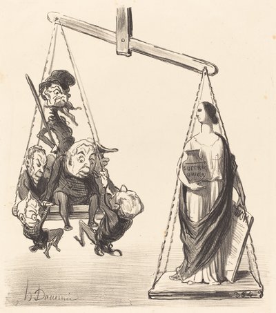 Suffrage universel - Honoré Daumier