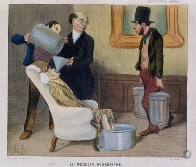 Le Docteur Hydropathique, caricature de 
