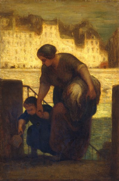 La blanchisseuse, 186[3] - Honoré Daumier