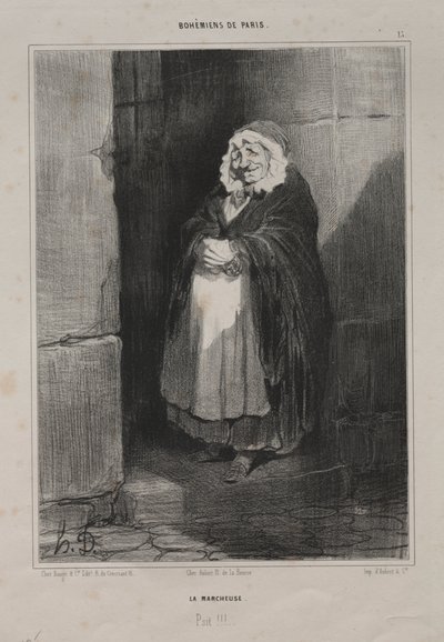 Le Piéton - Honoré Daumier