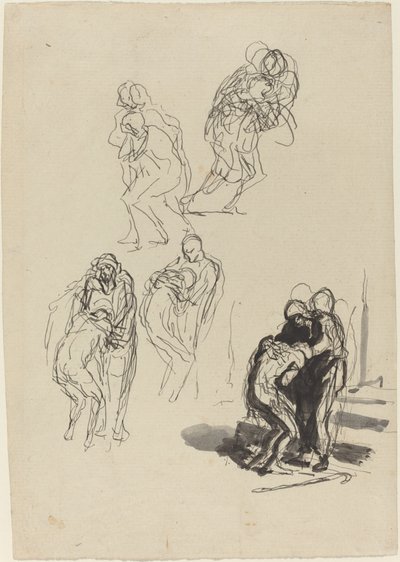 Le fils prodigue - Honoré Daumier