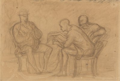La lecture - Honoré Daumier