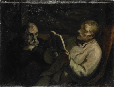 La lecture - Honoré Daumier