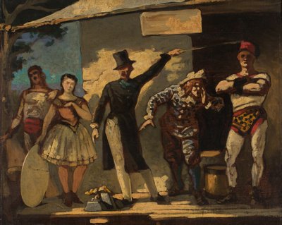Les Saltimbanques, entre 1860 et 1865 - Honoré Daumier
